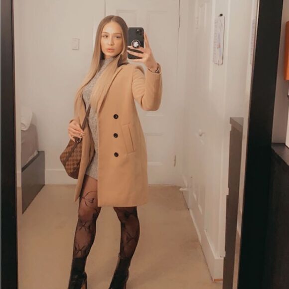 Old Navy Gray Long Sweater - Picture 2 of 4